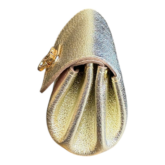 上品ゴールドのミニ財布|コンパクトサイズ